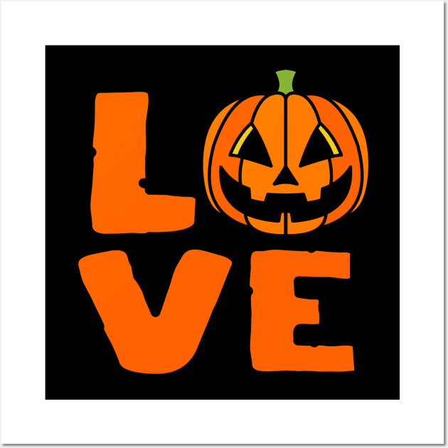 Love Halloween Wall Art by nickbeta